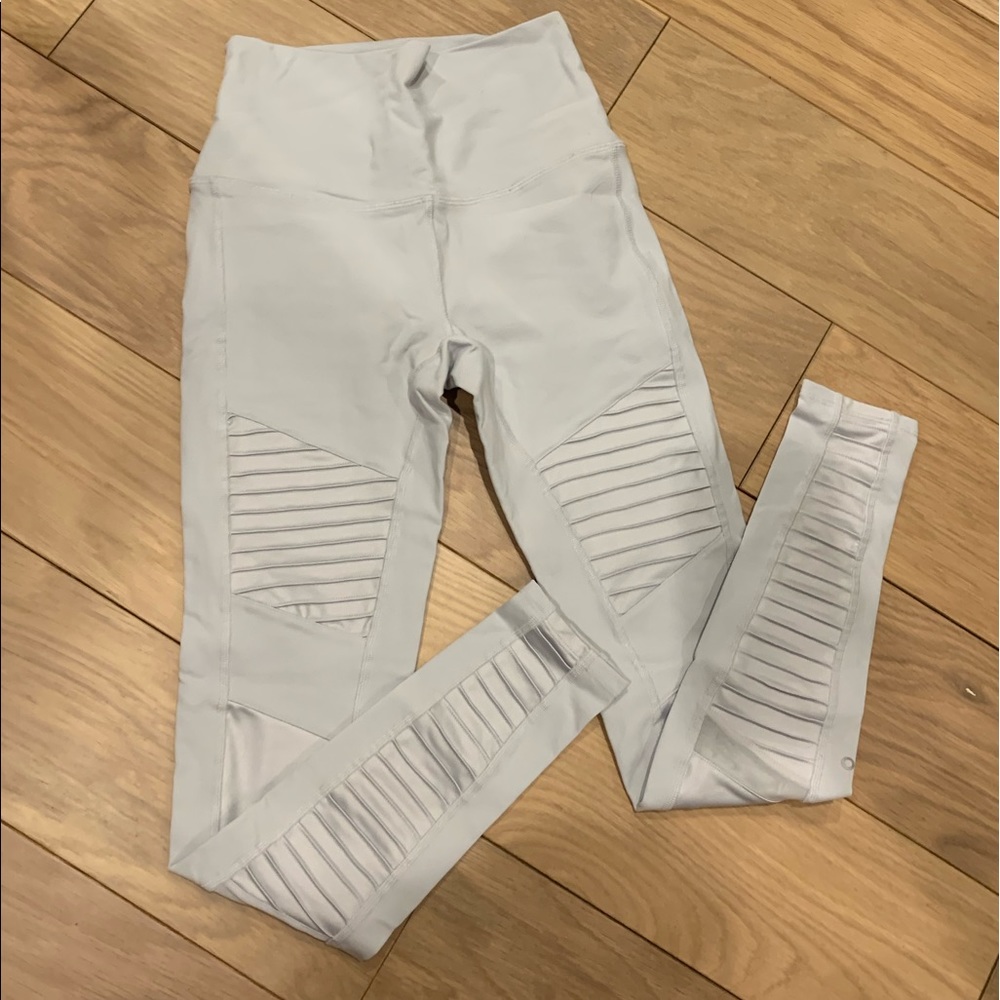 Alo Moto Leggings Dove Grey